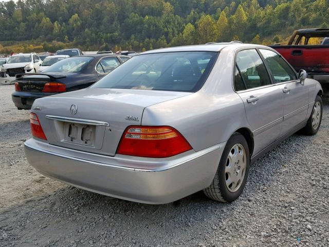 JH4KA96691C002432 - 2001 ACURA 3.5RL SILVER photo 4