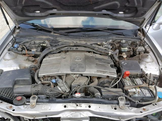 JH4KA96691C002432 - 2001 ACURA 3.5RL SILVER photo 7