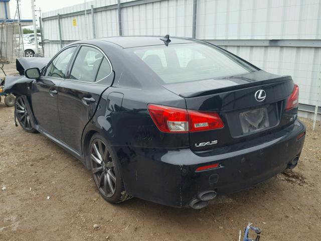 JTHBP262695006473 - 2009 LEXUS IS-F BLACK photo 3