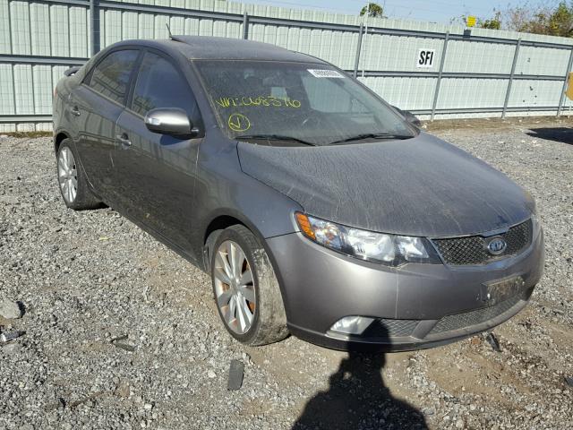 KNAFW4A36A5068376 - 2010 KIA FORTE SX BROWN photo 1