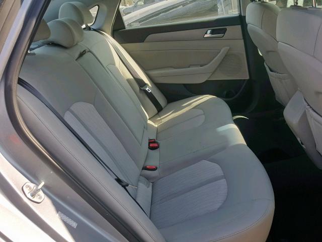 KMHE24L16GA040644 - 2016 HYUNDAI SONATA HYB SILVER photo 6