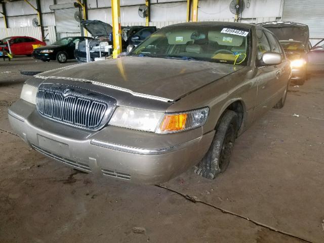 2MEFM75W2YX723526 - 2000 MERCURY GRAND MARQ TAN photo 2