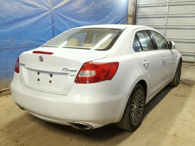 JS2RF9A39C6100866 - 2012 SUZUKI KIZASHI SE WHITE photo 4