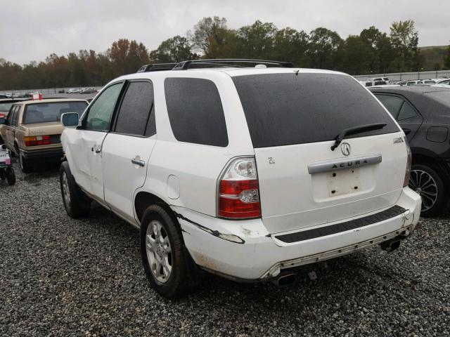 2HNYD18695H540899 - 2005 ACURA MDX TOURIN WHITE photo 3