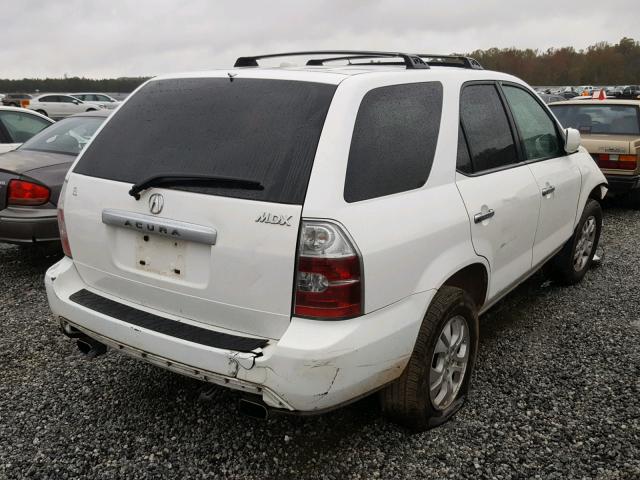 2HNYD18695H540899 - 2005 ACURA MDX TOURIN WHITE photo 4