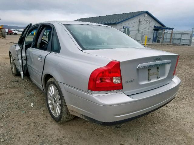 YV1TS592961443172 - 2006 VOLVO S80 2.5T SILVER photo 3