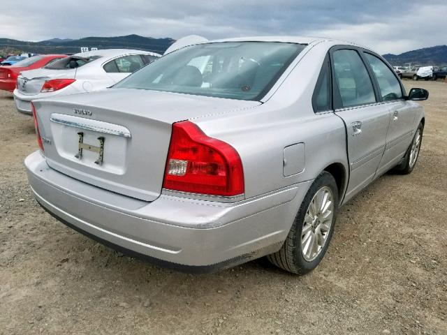 YV1TS592961443172 - 2006 VOLVO S80 2.5T SILVER photo 4