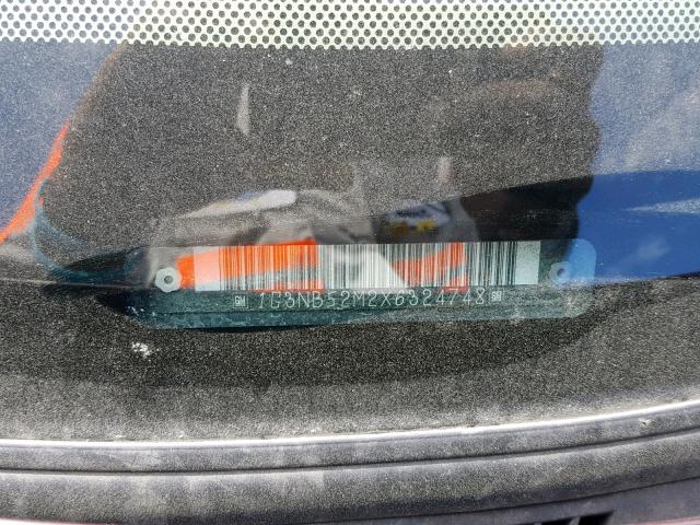 1G3NB52M2X6324748 - 1999 OLDSMOBILE CUTLASS GL PURPLE photo 10