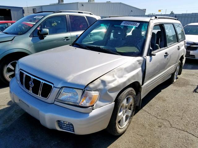 JF1SF65671H767389 - 2001 SUBARU FORESTER S Gümüş foto 2