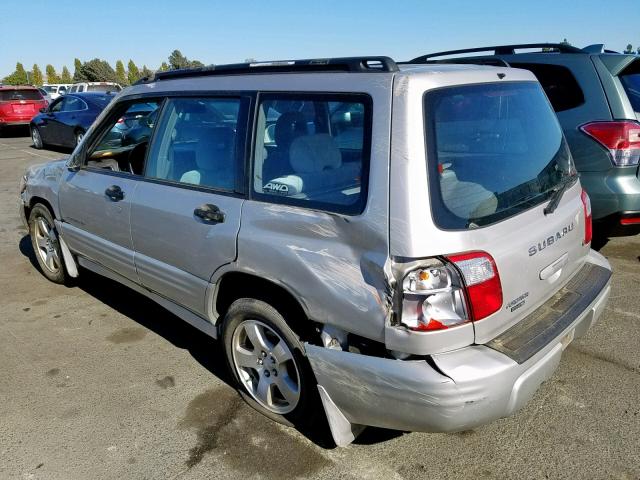 JF1SF65671H767389 - 2001 SUBARU FORESTER S Gümüş foto 3