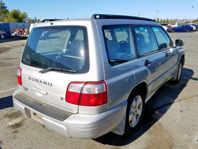 JF1SF65671H767389 - 2001 SUBARU FORESTER S Gümüş foto 4