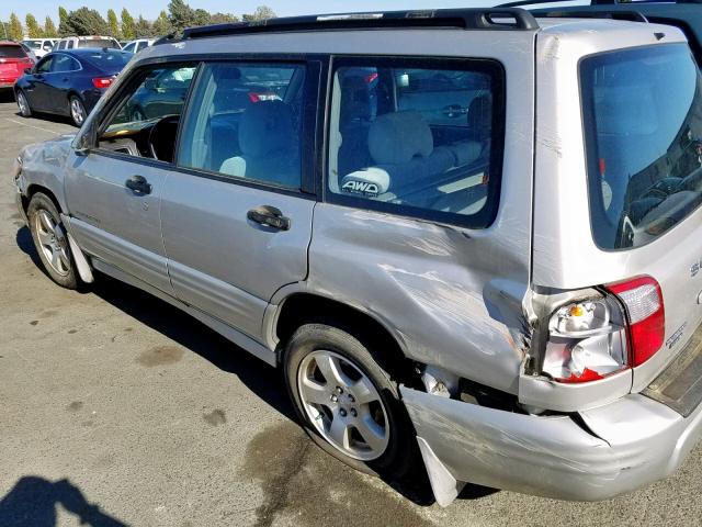 JF1SF65671H767389 - 2001 SUBARU FORESTER S Gümüş foto 9