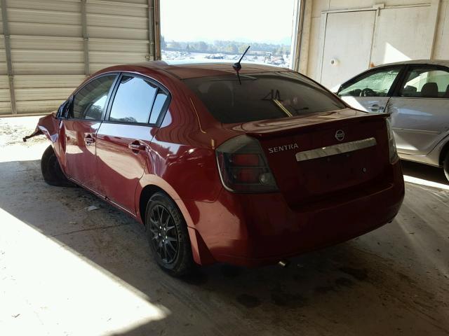 3N1AB6AP9BL652752 - 2011 NISSAN SENTRA 2.0 RED photo 3