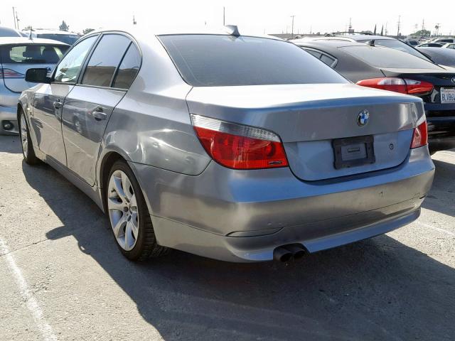 WBANA53585B861877 - 2005 BMW 525 I GRAY photo 3