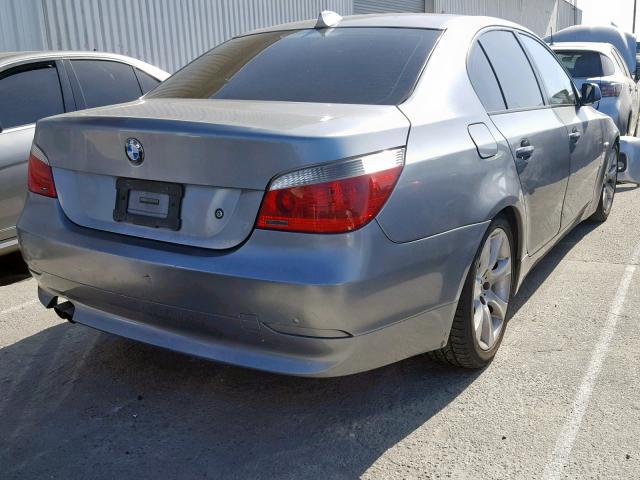 WBANA53585B861877 - 2005 BMW 525 I GRAY photo 4