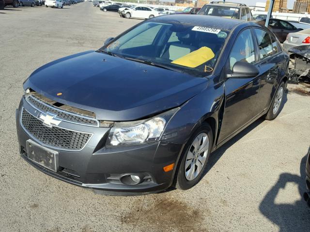 1G1PA5SG5D7214510 - 2013 CHEVROLET CRUZE LS CHARCOAL photo 2