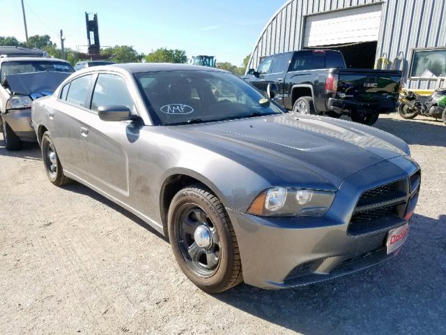 2B3CL1CT6BH550643 - 2011 DODGE CHARGER PO GRAY photo 1
