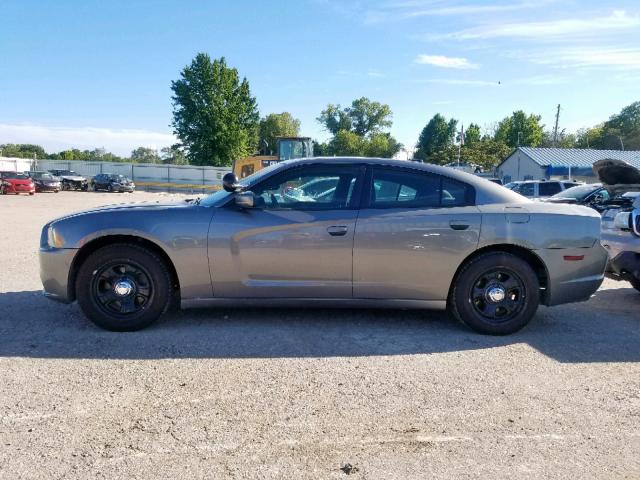 2B3CL1CT6BH550643 - 2011 DODGE CHARGER PO GRAY photo 9