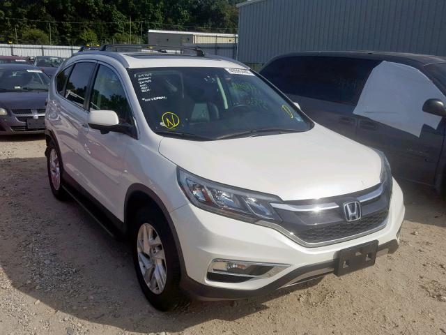 5J6RM3H77GL016553 - 2016 HONDA CR-V EXL WHITE photo 1