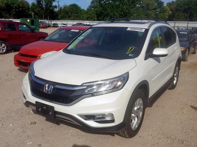 5J6RM3H77GL016553 - 2016 HONDA CR-V EXL WHITE photo 2