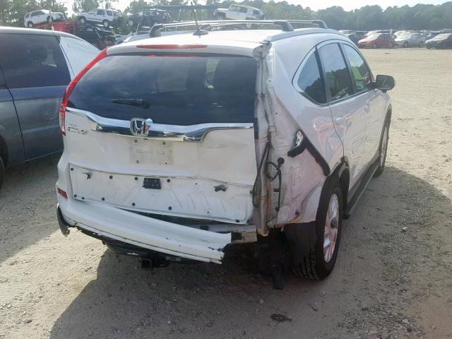 5J6RM3H77GL016553 - 2016 HONDA CR-V EXL WHITE photo 4