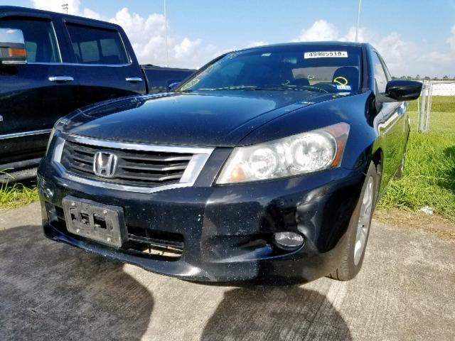 5KBCP3F86AB004453 - 2010 HONDA ACCORD EXL BLACK photo 2