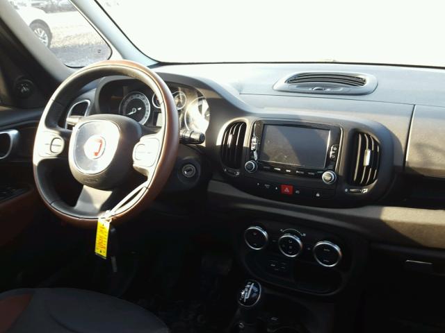 ZFBCFADH8EZ018463 - 2014 FIAT 500L TREKK TAN photo 9