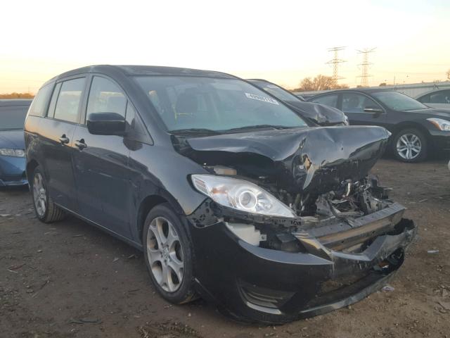 JM1CR2W37A0376275 - 2010 MAZDA 5 BLACK photo 1