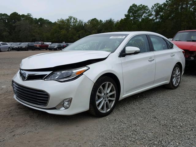 4T1BK1EB1FU169329 - 2015 TOYOTA AVALON XLE WHITE photo 2