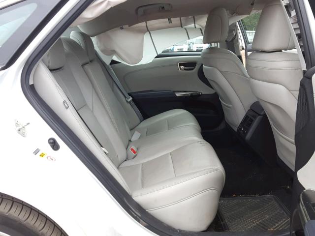 4T1BK1EB1FU169329 - 2015 TOYOTA AVALON XLE WHITE photo 6
