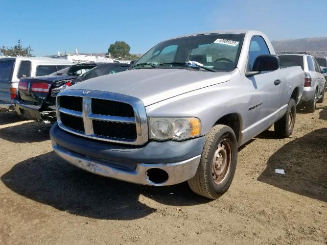 1D7HA16K45J564742 - 2005 DODGE RAM 1500 S SILVER photo 2