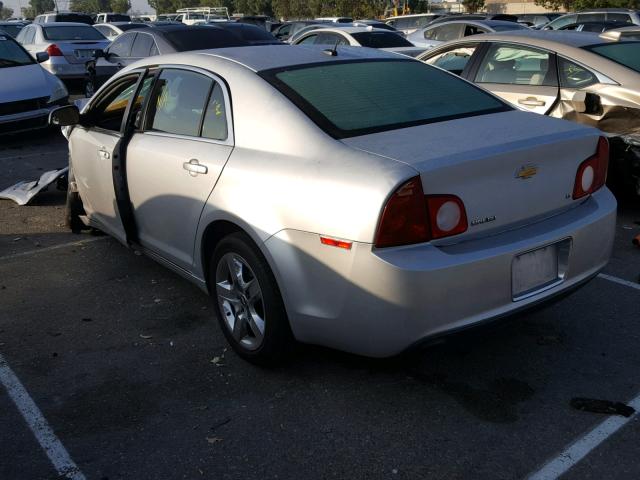 1G1ZH57N094262873 - 2009 CHEVROLET MALIBU 1LT SILVER photo 3
