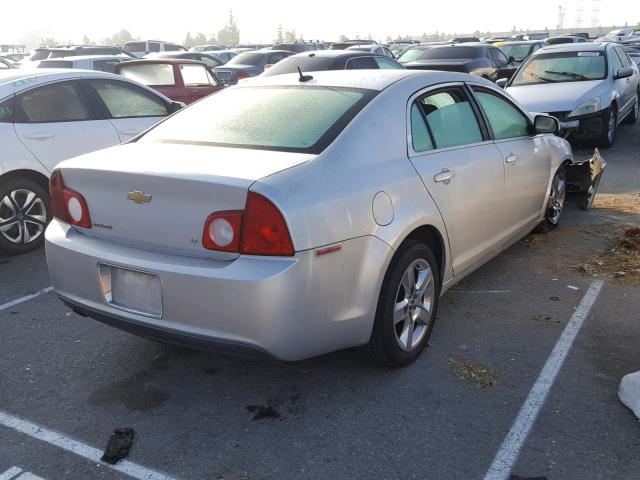 1G1ZH57N094262873 - 2009 CHEVROLET MALIBU 1LT SILVER photo 4