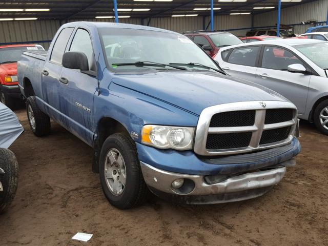 1D7HU18D04S773619 - 2004 DODGE RAM 1500 S BLUE photo 1