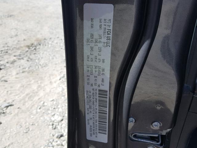 3C4NJCAB3JT133683 - 2018 JEEP COMPASS SP ნაცრისფერი ფოტო 10