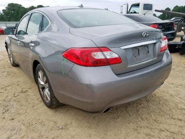 JN1BY1AP0CM332698 - 2012 INFINITI M37 GRAY photo 3