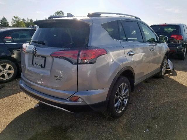 JTMDFREV6JJ234308 - 2018 TOYOTA RAV4 LIMIT SILVER photo 4