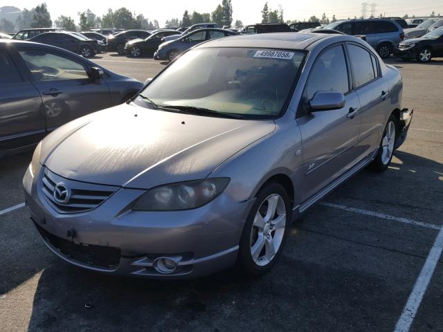 JM1BK323251256430 - 2005 MAZDA 3 S GRAY photo 2