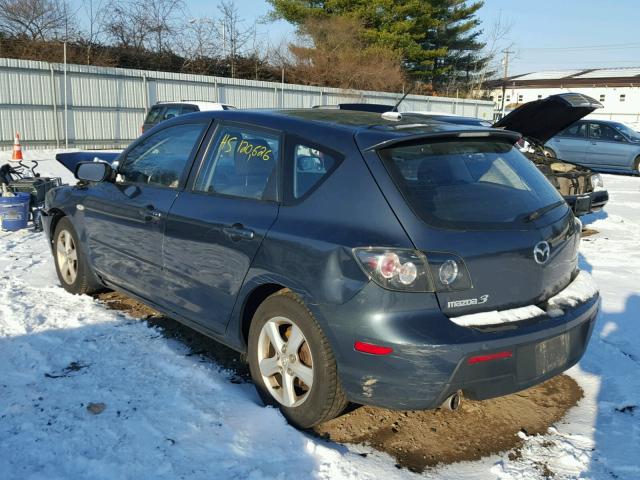 JM1BK34F481169463 - 2008 MAZDA 3 I BLUE photo 3