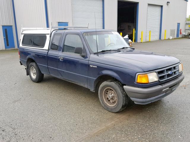 1FTCR14U6PPA22222 - 1993 FORD RANGER SUP BLUE photo 1