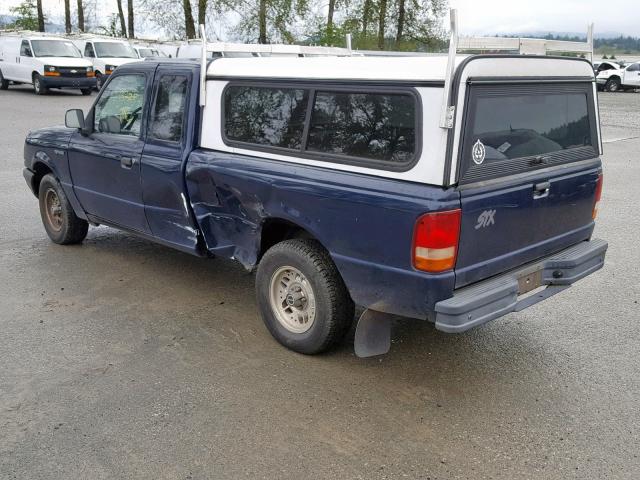 1FTCR14U6PPA22222 - 1993 FORD RANGER SUP BLUE photo 3