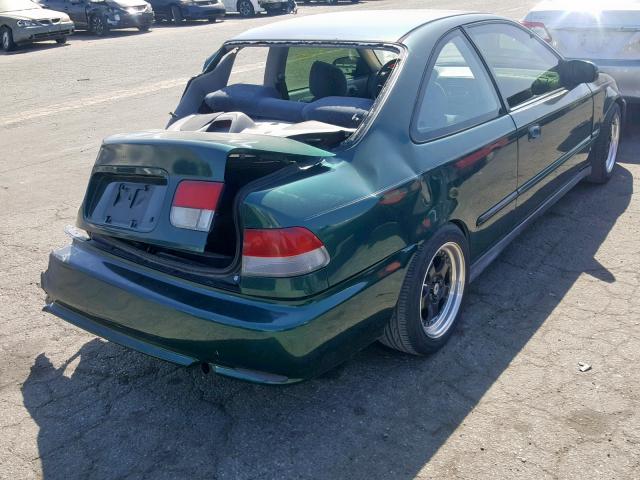 1HGEJ8246XL052907 - 1999 HONDA CIVIC EX GREEN photo 4