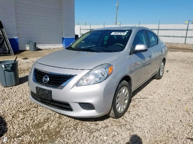 3N1CN7AP6EK453724 - 2014 NISSAN VERSA S  photo 2