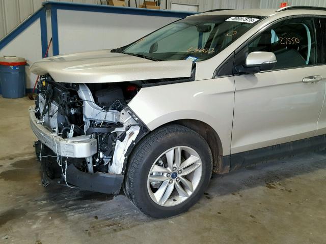 2FMPK3J87HBC31062 - 2017 FORD EDGE SEL TAN photo 9