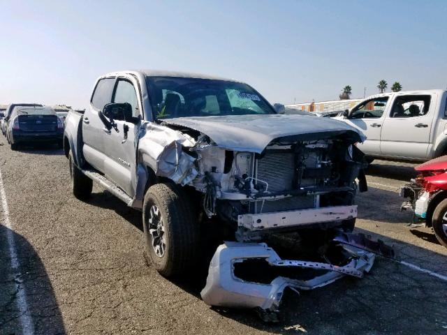 3TMAZ5CN8GM013956 - 2016 TOYOTA TACOMA DOU SILVER photo 1