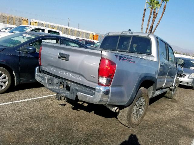 3TMAZ5CN8GM013956 - 2016 TOYOTA TACOMA DOU SILVER photo 4