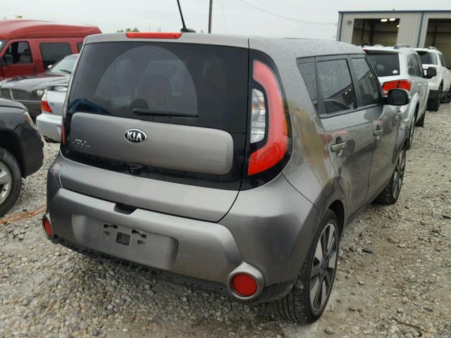 KNDJX3A52G7247078 - 2016 KIA SOUL ! GRAY photo 4