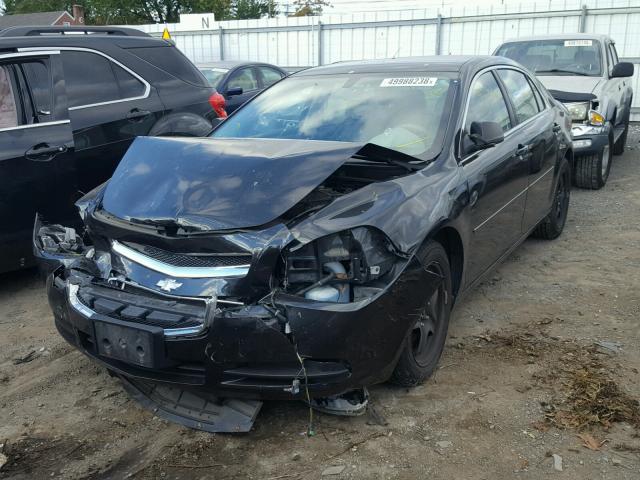 1G1ZB5EBXAF208113 - 2010 CHEVROLET MALIBU LS 黑色 照片 2