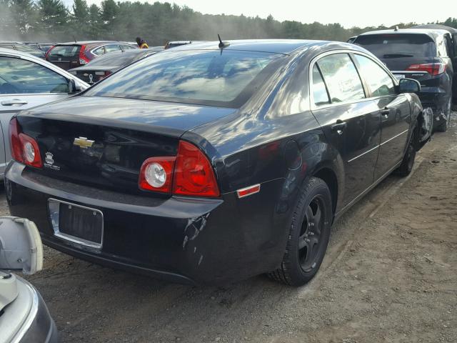 1G1ZB5EBXAF208113 - 2010 CHEVROLET MALIBU LS 黑色 照片 4