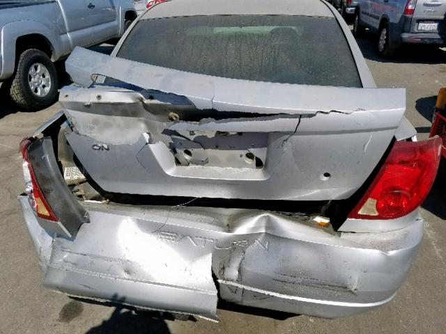 1G8AN12F34Z185783 - 2004 SATURN ION LEVEL BLACK photo 9